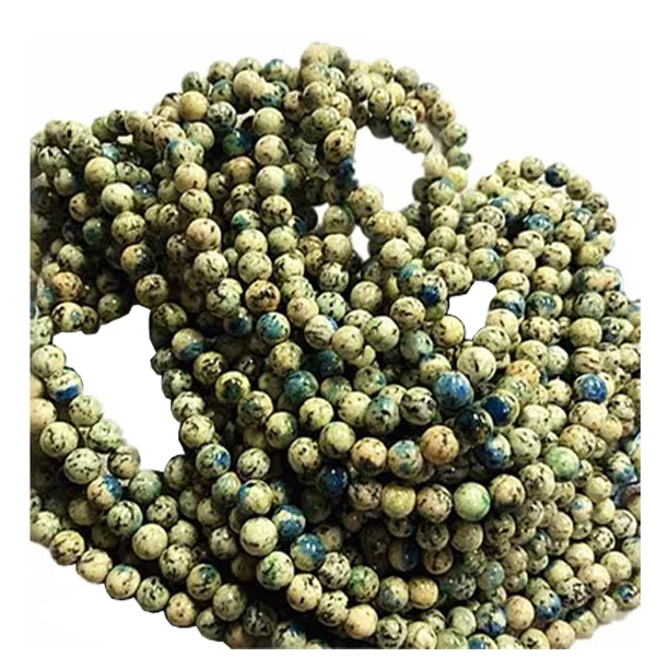Natierlech voll Strang K2 Round Perlen 6mm 8mm 10mm Whoresween Gemstone fir Bijous ze maachen 1
