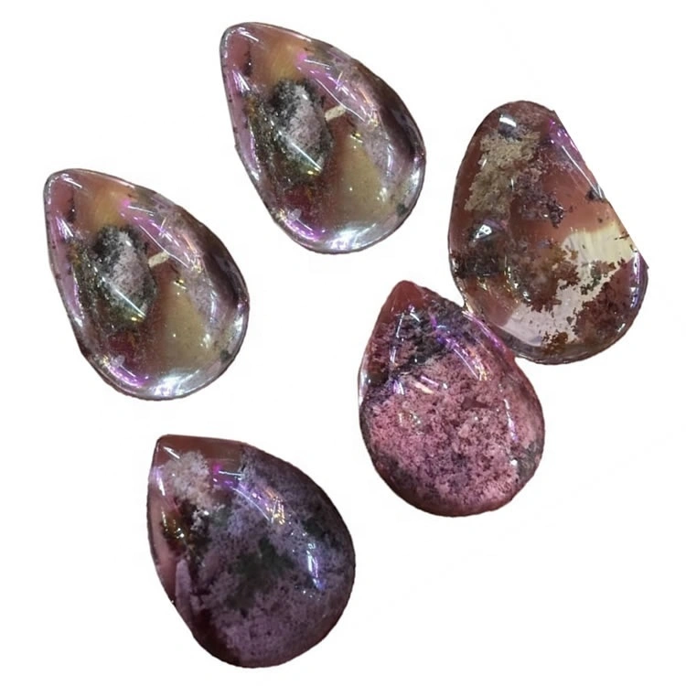 Phantom crystal quartz caboochns eseese lapoa ma foliga e tipi ai le phanthom qurz gemtane natura chota 1