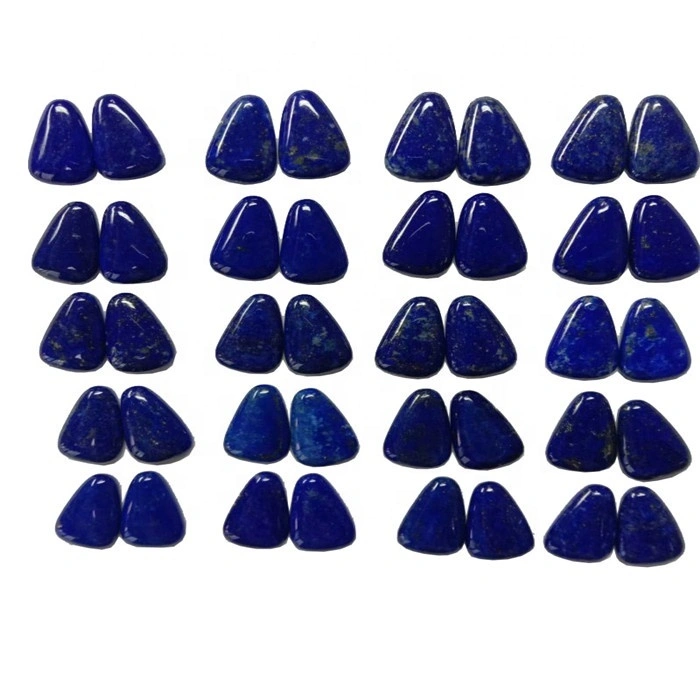 Naravno Lapis Lazuli Ujemanje par Cabochon Lapis Lazuli Par Gemstone Cabochons Lapis Lazuli Gemstone 1