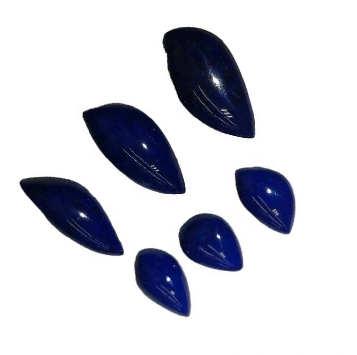 Natural Lapis Lazuli Pear Cabochon Free Delivery Loose Gemstone 1