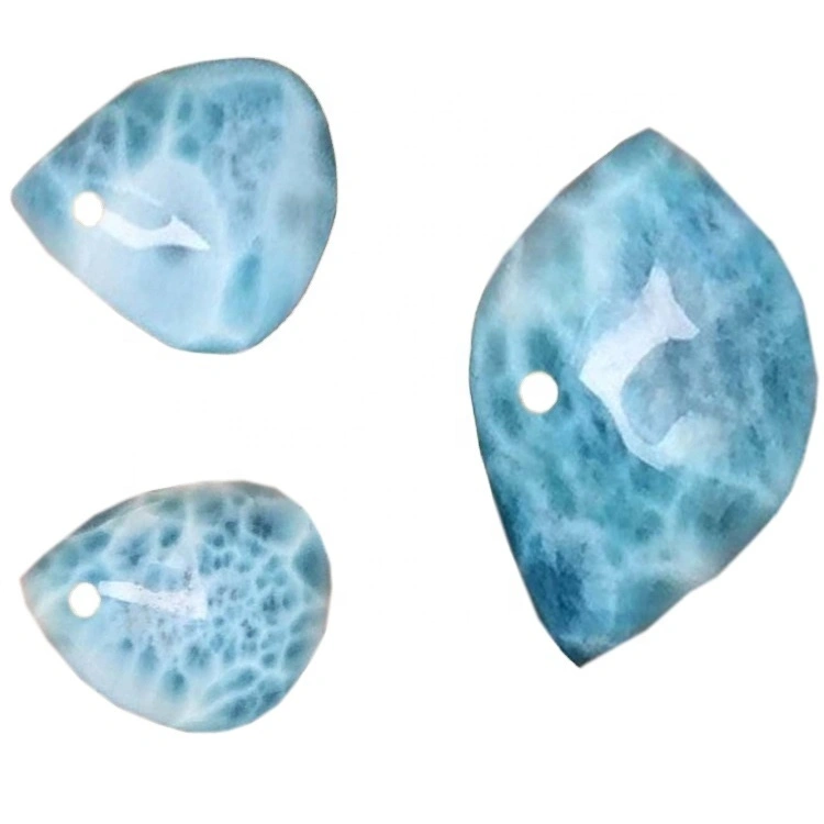 天然拉米爾·寒賞珠子套裝Larimar Gemstone Cabochons鬆散寶石 1