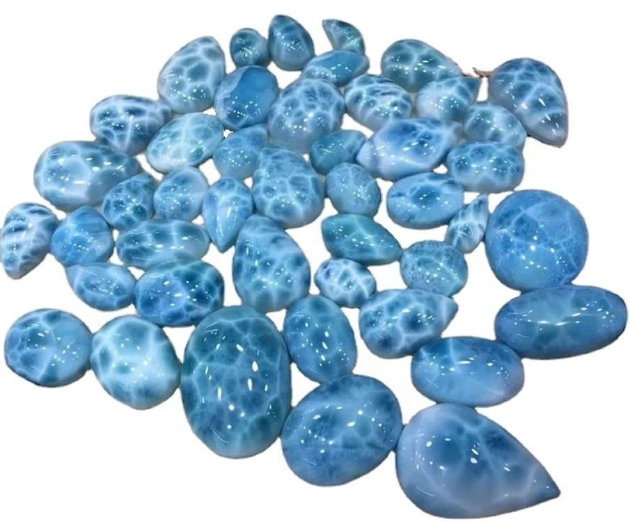 3A grade Larimar Cabochon Natural Larimar Gemstone High Quality Larimar Gift Stones 1