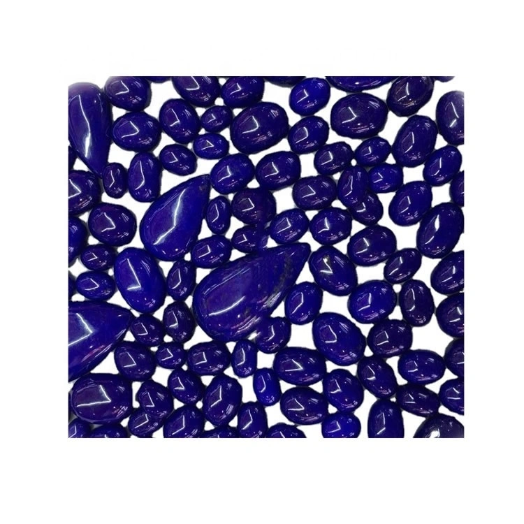 Natural Lapis Lazuli Lapis Pear Oval Lapis Lazuli Gemstone Smooth Cabochon 1