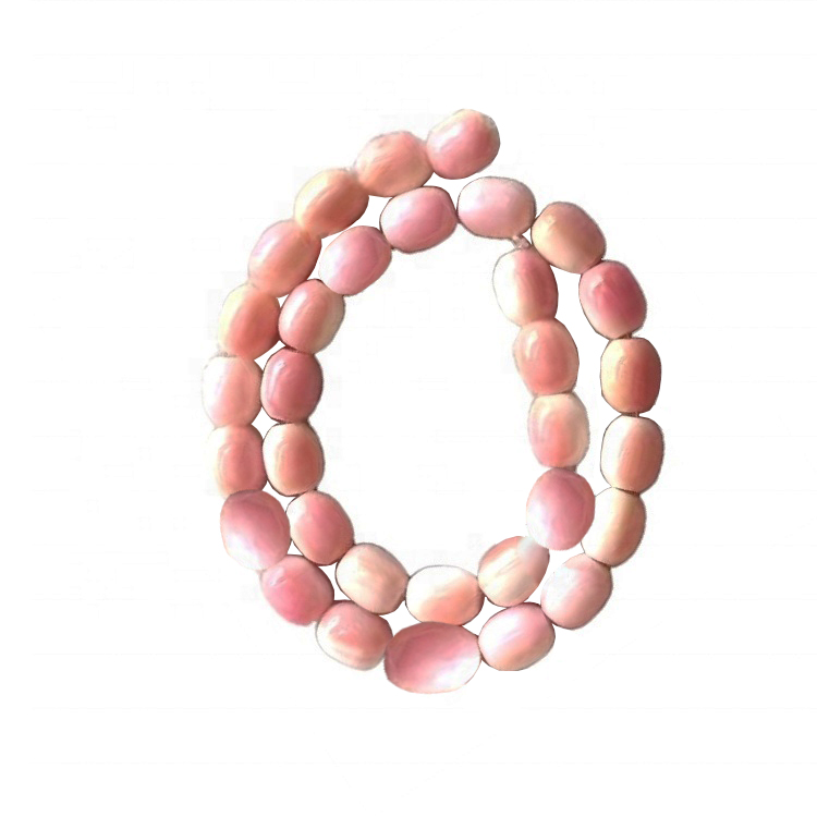 Пацеркі з марскіх ракавін з каштоўных камянёў 14