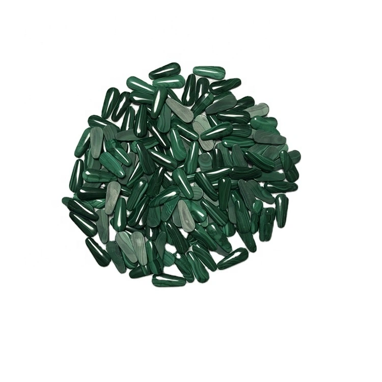 Qualitéit natierlech Malachite Cabochon Loose Green Malachite 1