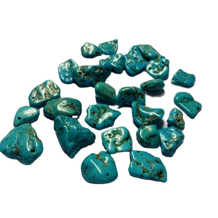 Natural Turquoise Nugget Gemstone Beads 3-20mm for jewelry making1 1