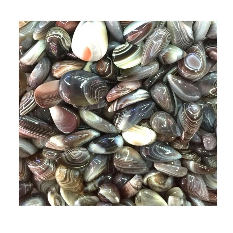 Top Grade Quality 100% Natural Botswana Agate Pear Shape Cabochon Loose Gemstone For Making Jewelry 1