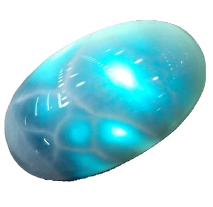 Natural Oval Larimar Cabochon Natural Dominican larimar Genuine gemstone Loose Cabochons Gems bulk 1