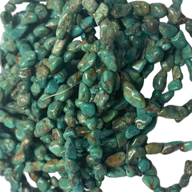 Voajanahary turquoise nugget beads 18