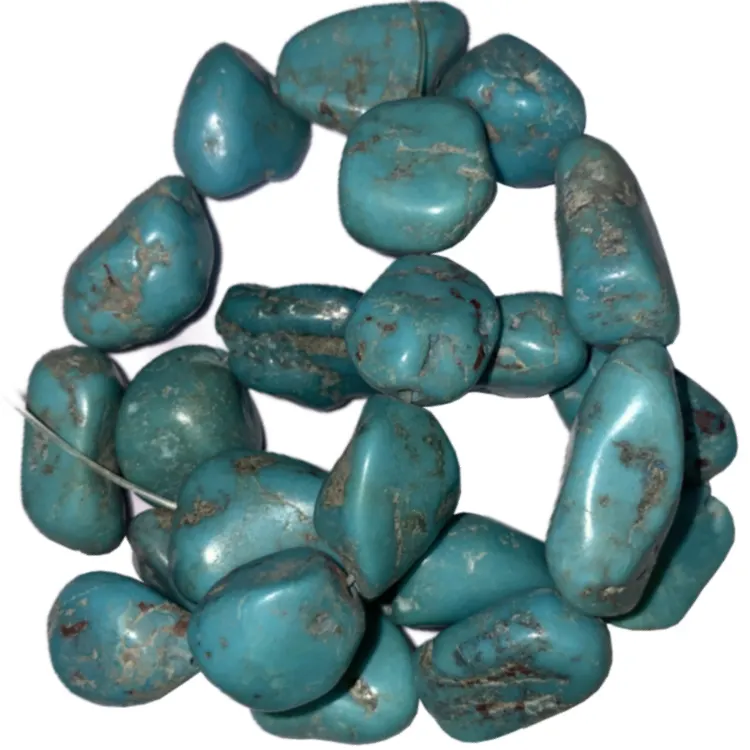 ZH fadaka | oke didara orun ẹwa turquoise nugget beads gbẹkẹle olupese 3