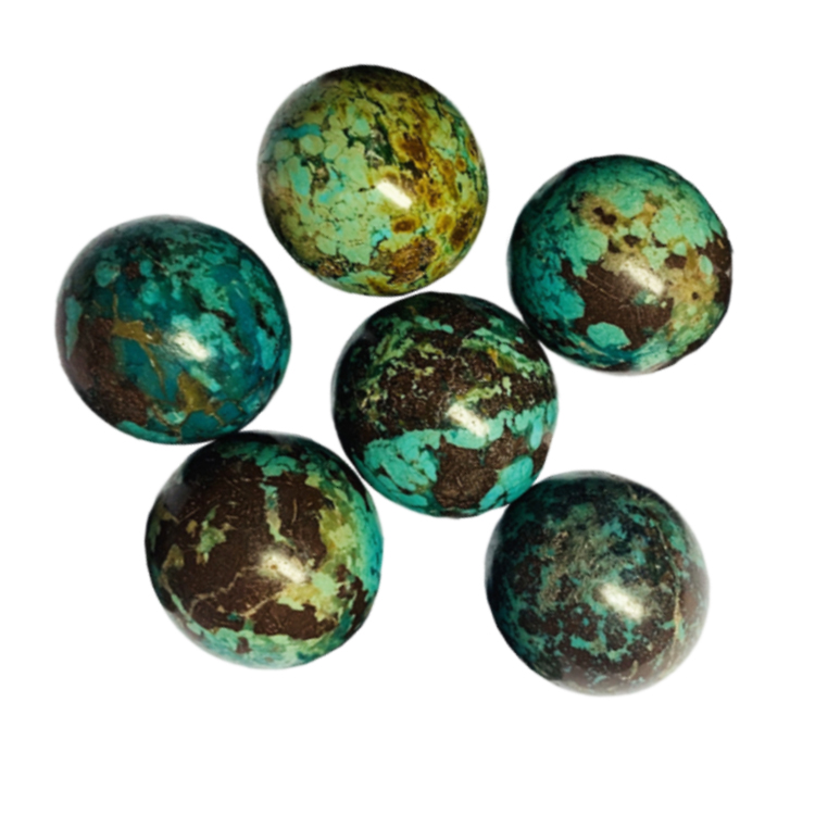 నిజమైన సహజ పెరువియన్ మణి పూసలు 18