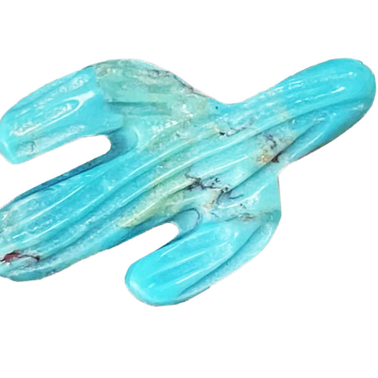 Blue Sonora Turquoise Cactus Medio Cabochon 15