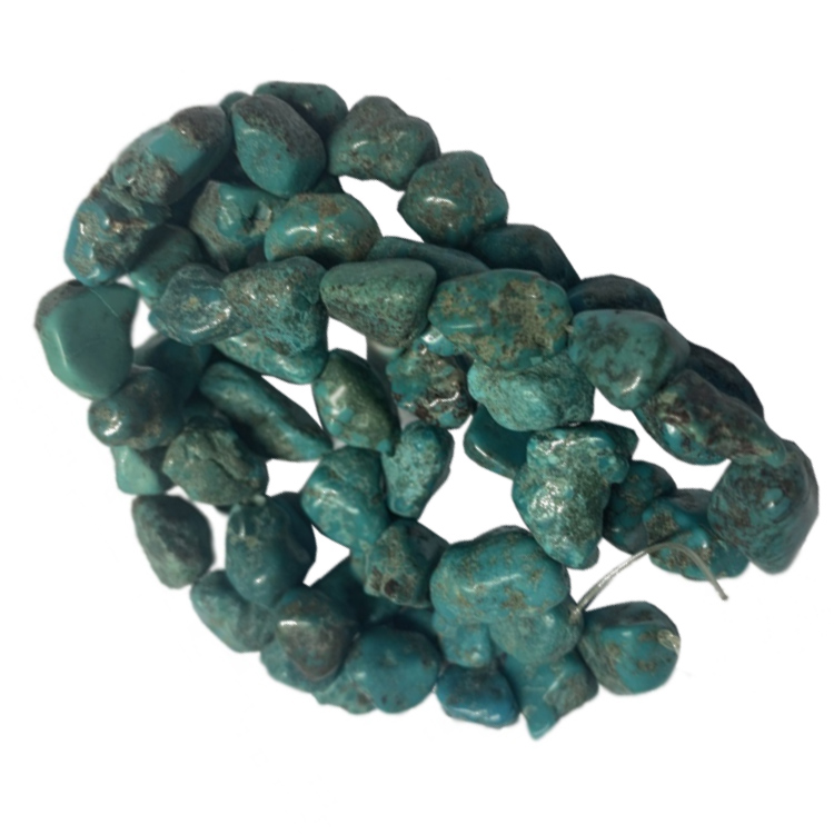 I-purquoise ye-suggege nugget ye-3-20mm. I-turquoise buads. I-Buds yeLitye leNdalo 18