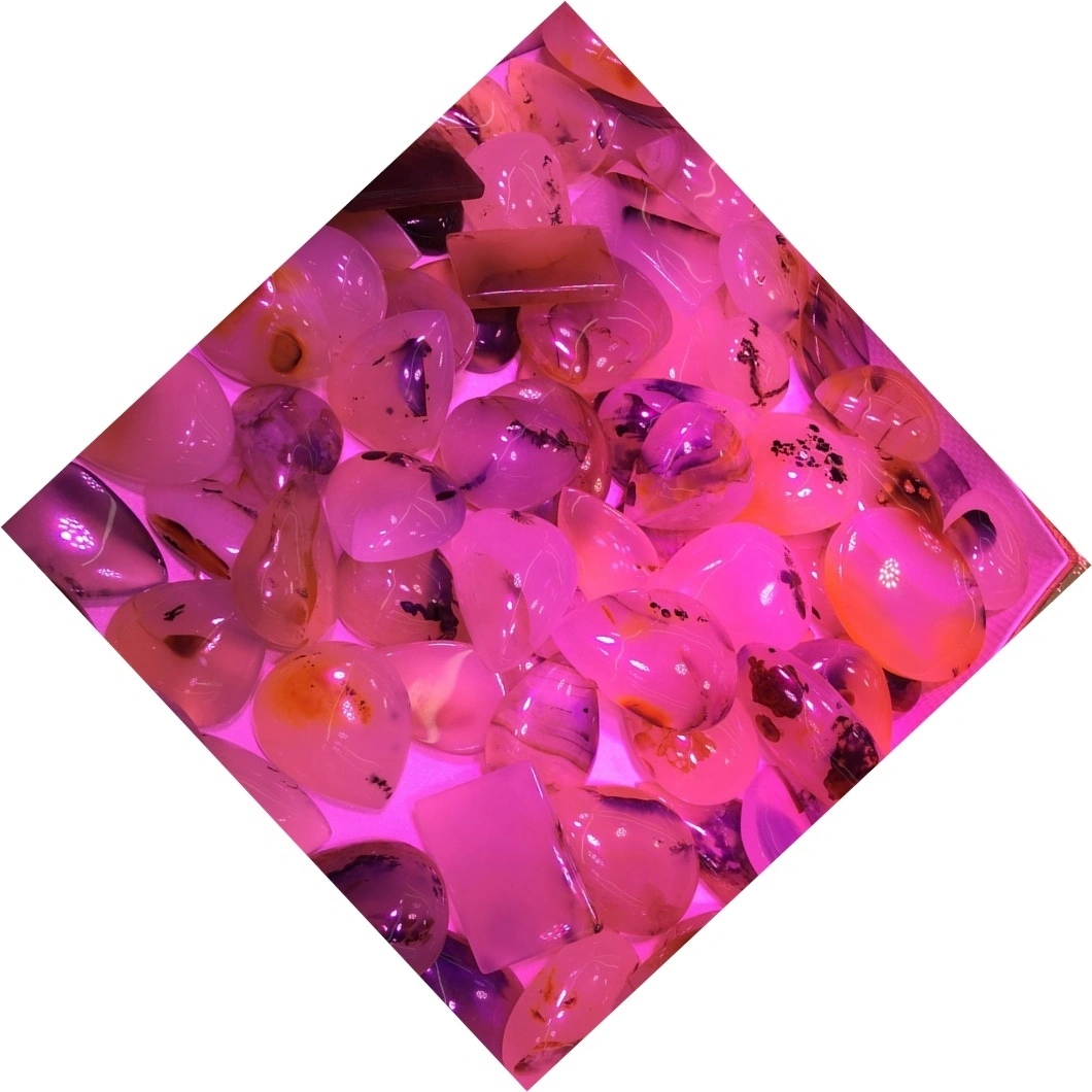 Cherry Blossom Agate Gemstone Cemstone CHAMBOCHONS Cherry Blossom Agate Yakasununguka Gemstone CABSTONON YEMAHARA 1
