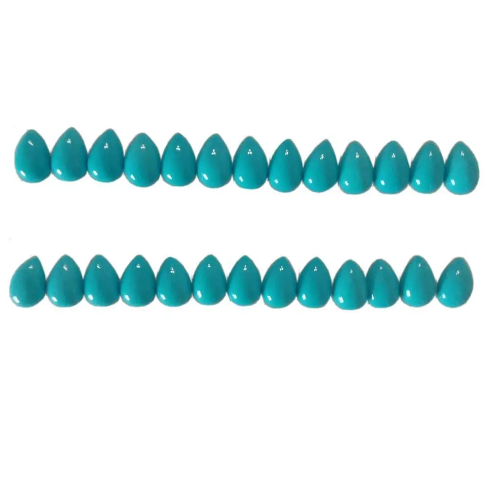 Turquoise Pear 15x10mm Cabachon 1
