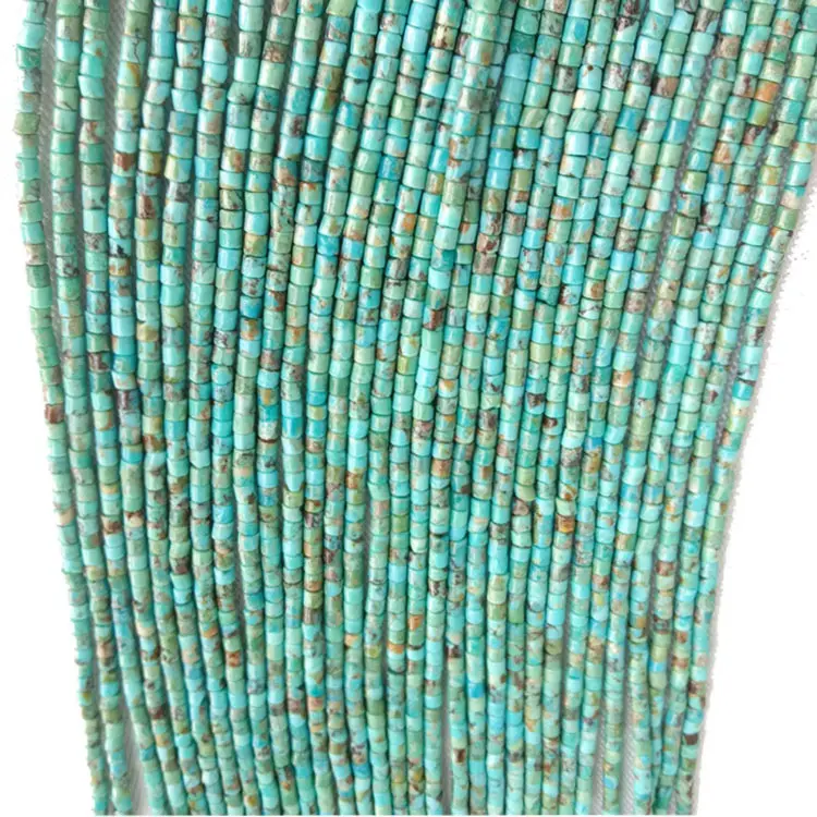 good quality square turquoise beads business | ZH Gems 2
