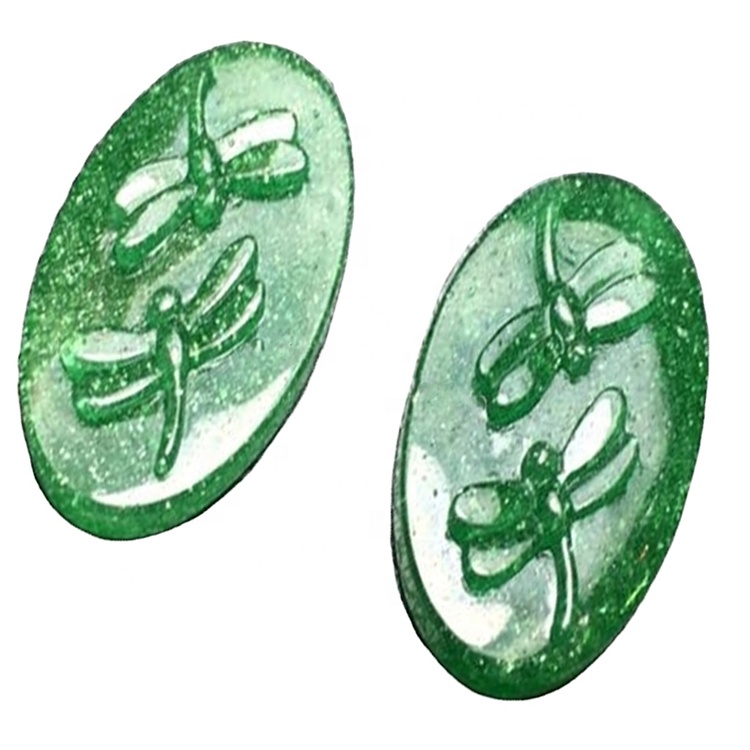 Green Dragonfly Quartz Carving 11