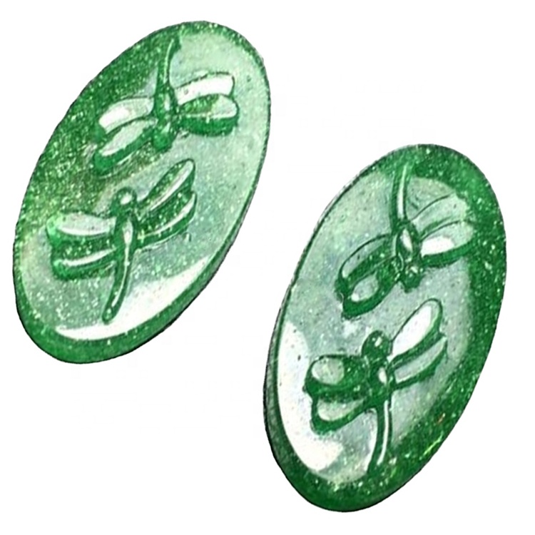 Green Dragonfly Quartz Carving 15