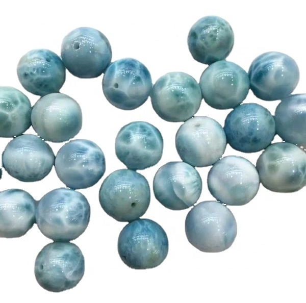 4mm 6mm 8mm 10mm 12mm dominic Republic larimar gemsstone gburugburu beads 1