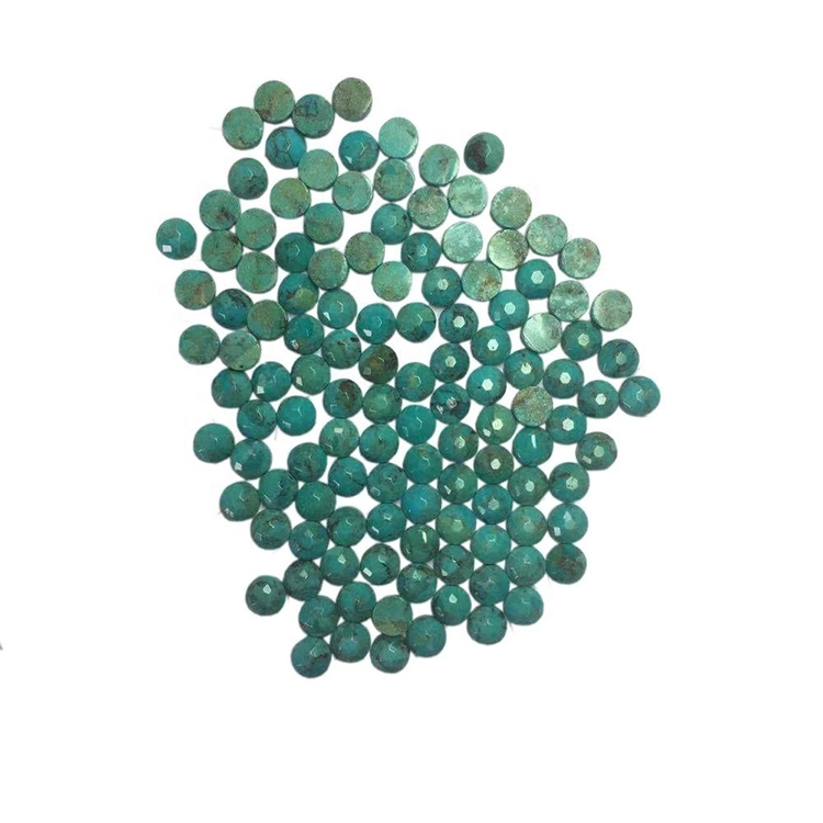 ezigbo ọkara na-enweghị atụ Turquoise Rour 6mm Cabachon 1