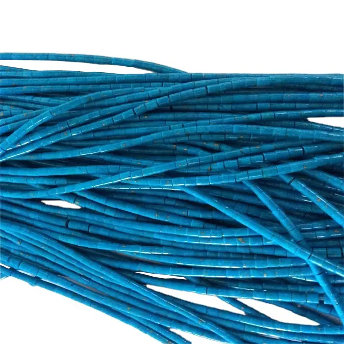 Custom natural turquoise heishi beads professional supplier Manufacturer | ZH Gems 1