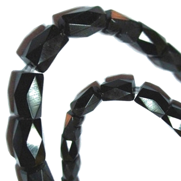 ਓਨੀਐਕਸ ਮਣਕੇ ਦੇ ਕਾਲੇ ਗੇਸਟੋਨ ਮਣਕੇ ਦਾ ਸਟ੍ਰੈਂਡ ਸੱਚਾ ਪੱਥਰ ਮਣਕੇ 14