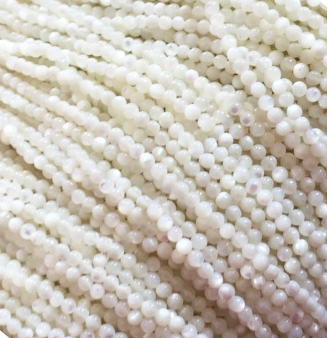 TRITACNA TRIDACNA ធម្មជាតិរលុងអង្កាំស្ពៃខ្មៅសម្រាប់ធ្វើខ្សែកនិងខ្សែដៃ 14