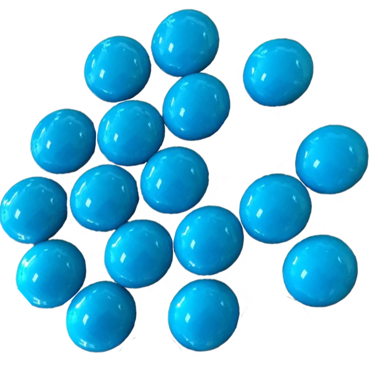 One Oval Shaped 100% Natural Sleeping Beauty Turquoise Cabochon 13x18mm 15