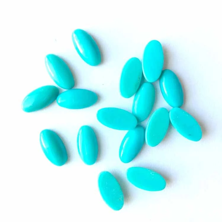 Sleeping Beauty Arizona Turquoise cabochons Natural Sleeping Beauty Turquoise cabochon/ Oval shapes 1