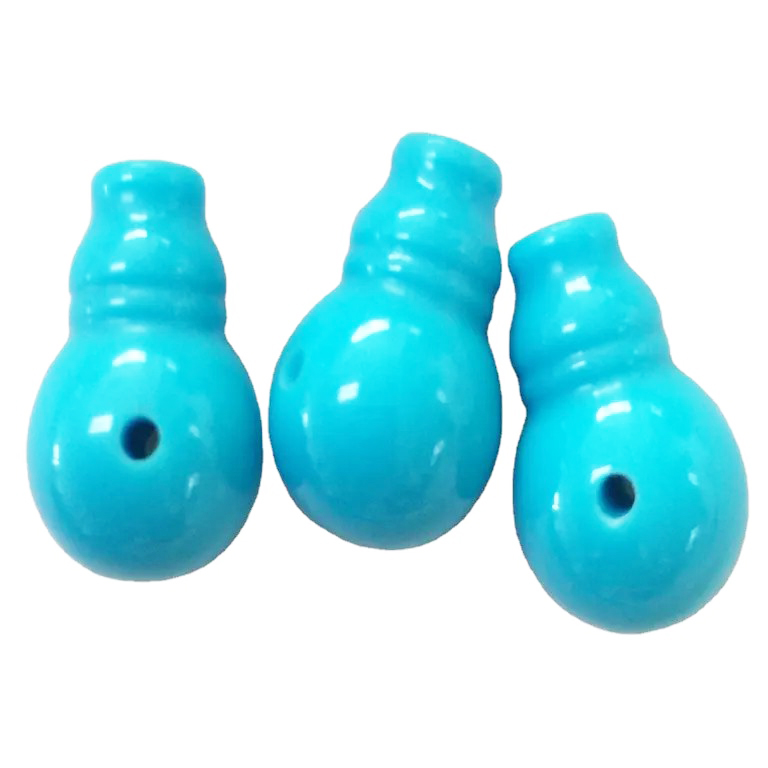 asul nga Turquoise nga kinulit nga rosas nga bulak /Turquoise Buddha nga mga lubid nga loose turquoise beads 39