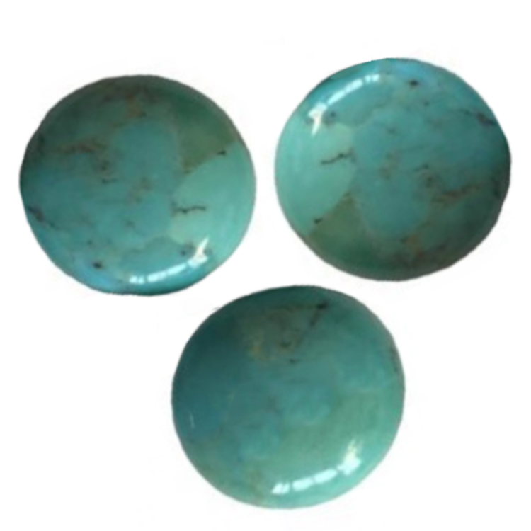 100% natural rough Compressed Irregular turquoise cabochons 15