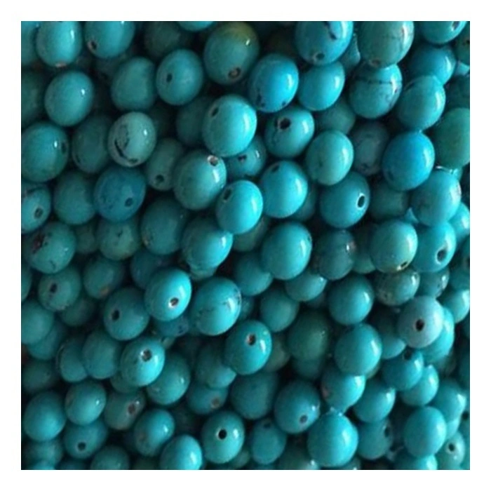 4mm 6mm 8mm 10mm 12mm 14mm 16mm 18mm 20mm round turquoise beads strings make wholesale Natural Turquoise Bead Strands 1