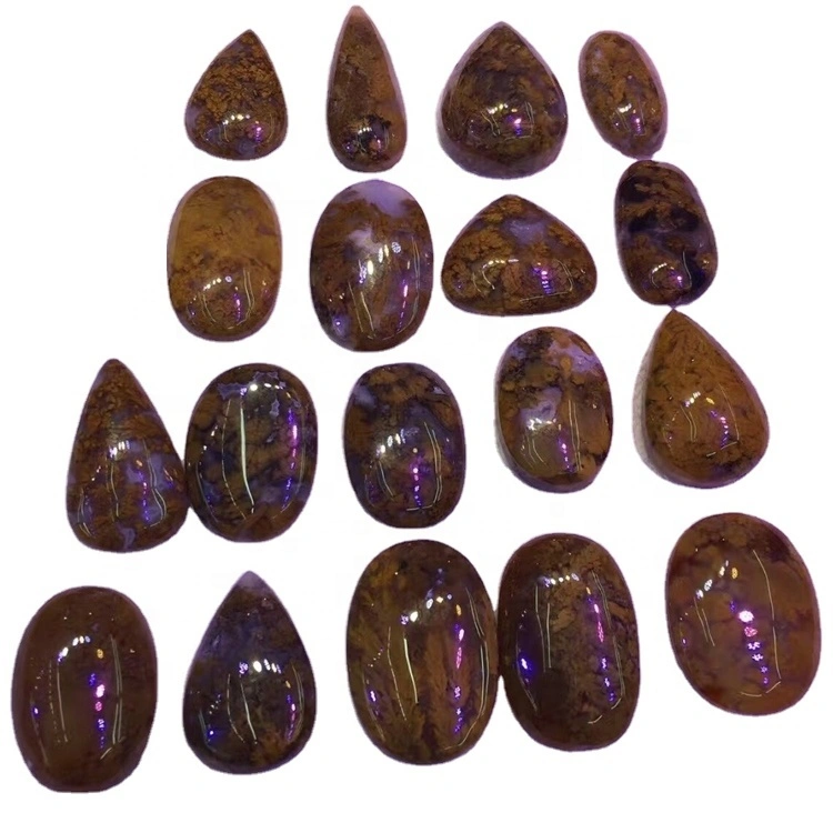 Moss Agate Cabochon Moss Agate Stone Natural Gemstone Cabochon - Stone Cabochon1 1
