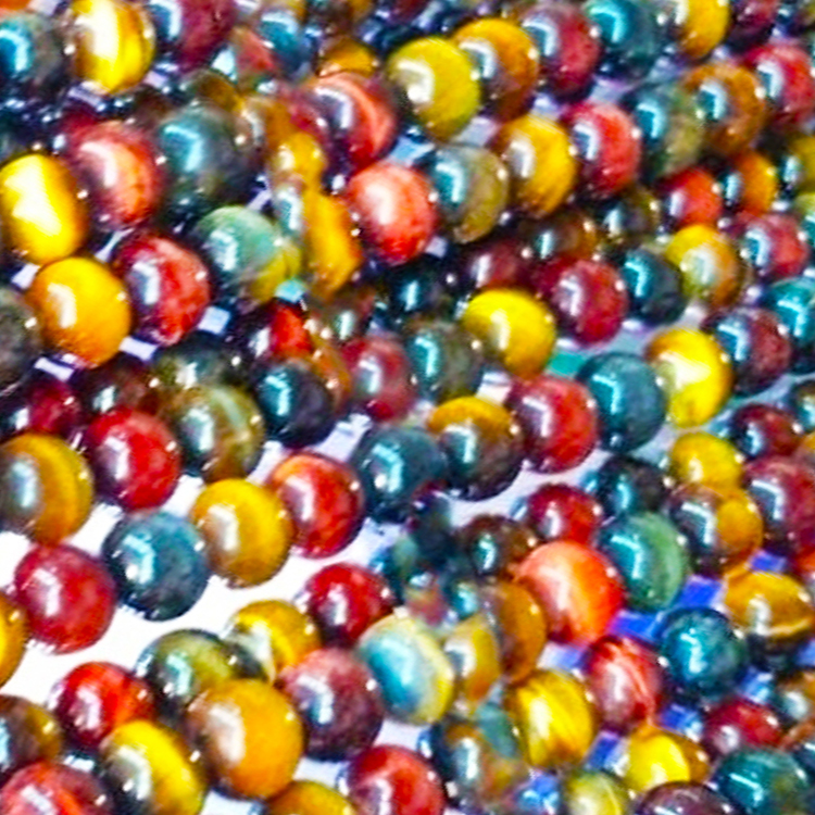 Veleprodaja 8 mm okrugli string tiger oka perle 14