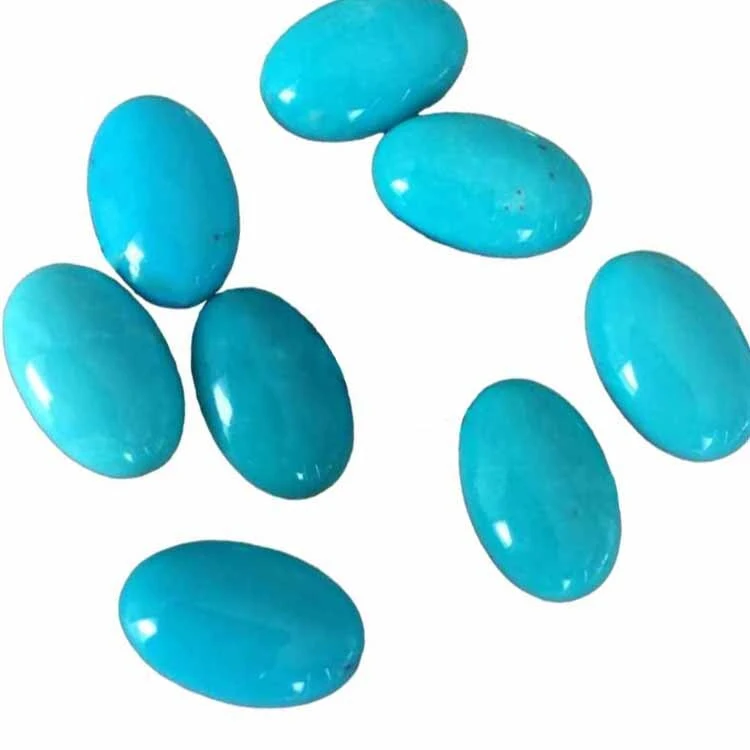 13x18mm oval Arizona Natural Sleeping beauty turquoise cabochons 1