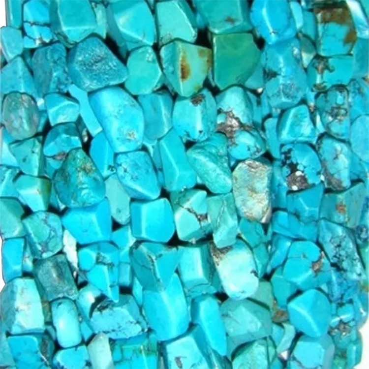 turquoise okun ilẹkẹ ni osunwon Owo | Awọn okuta iyebiye ZH 1