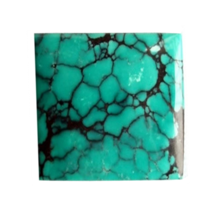 Fantastická špičková kvalita 100% prírodné tyrkysové vankúš tvar cabochon voľný drahokam na výrobu šperkov 15