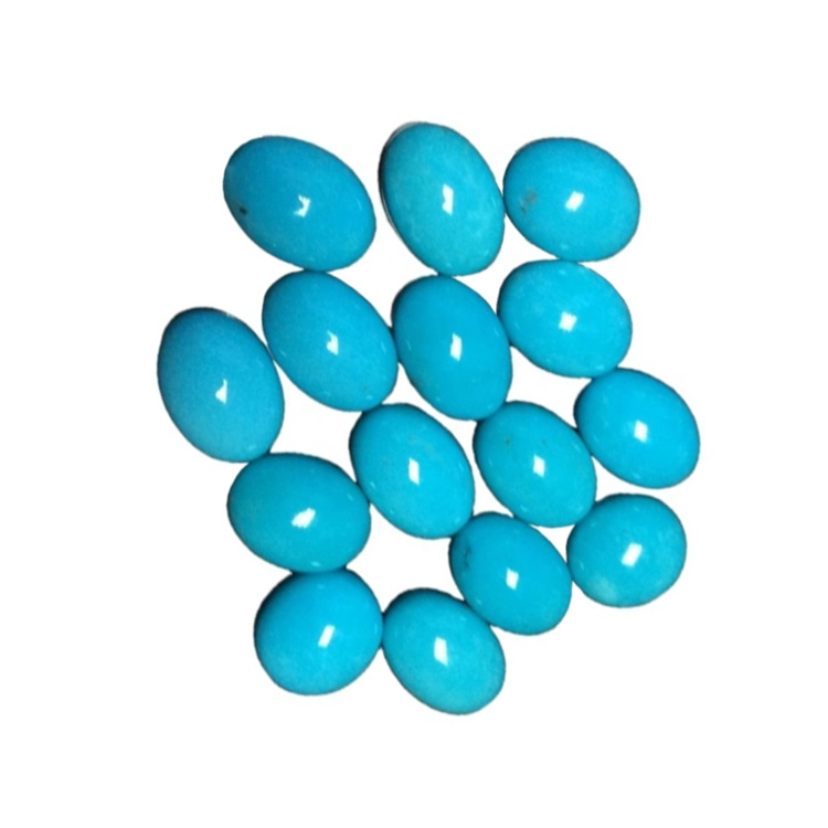 24x14mm cushion Ntuj Arizona Pw tsaug zog zoo nkauj turquoise cabochons 1
