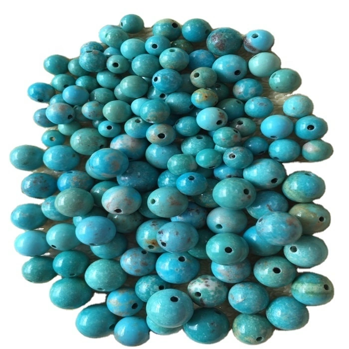 Shiny  natural turquoise Round beads Natural Turquoise Graduated Beads Strands Round 1