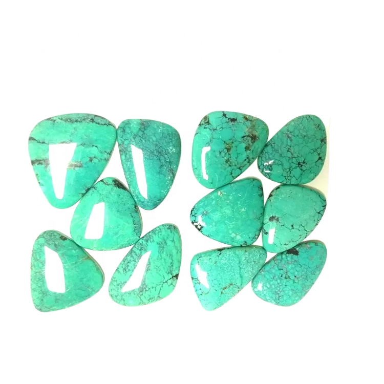Загварын чанартай байгалийн HUBEI HUBEI TUNQUISE CABOCHOING CABOCHONE ҮНЭГҮЙ 1