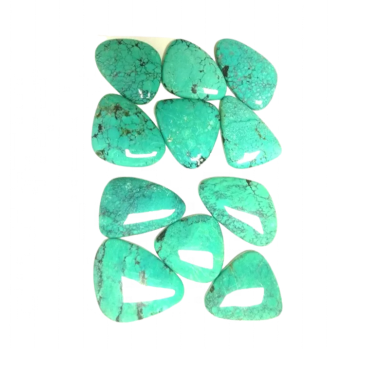 Moda sifati tabiiy Xubei firuzaise Cabochon zargarlik buyumlari 39