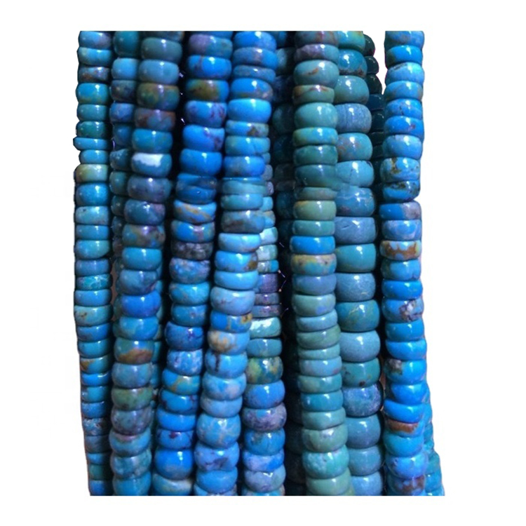 Le perle del tubo della gemma turchese fanno all'ingrosso 18