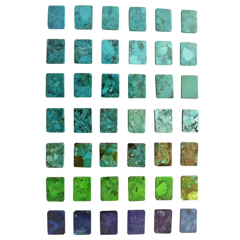 0 Natural Compressed Block Turquoise Raw Material | Matlotlo a ZH 2