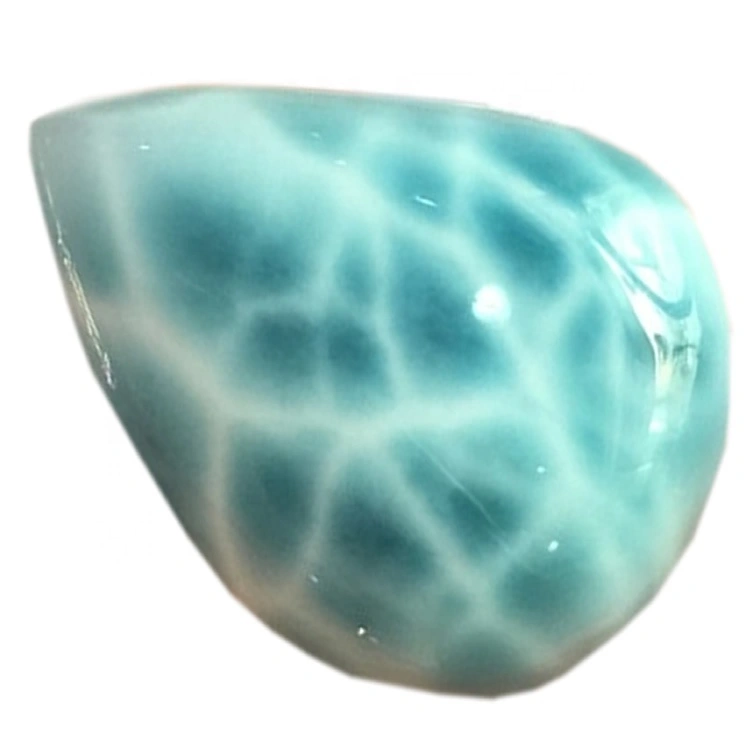 Natural Sky Blue Larimar Cabochon Top Quality Semi Precious Jewellery Making Larimar Loose Gemstone Pear Shape1 1