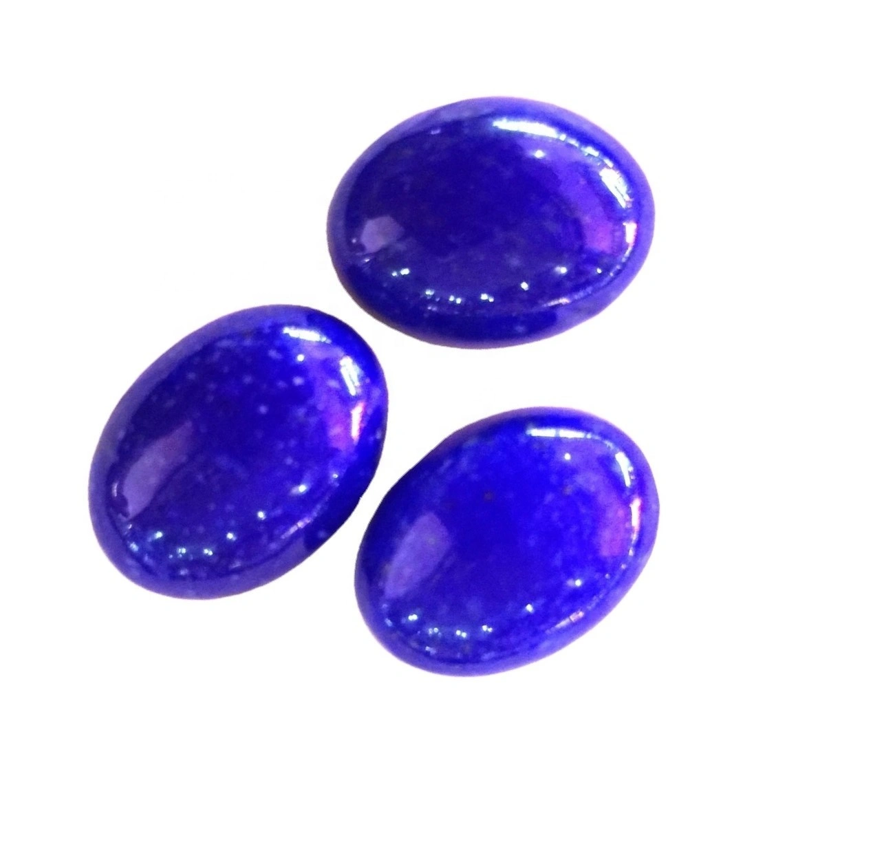 3a quality lapis lazuli gemstone asili ya bluu lapis cabochon mkono mkono polish loose jiwe nusu ya thamani ya kujitia 1