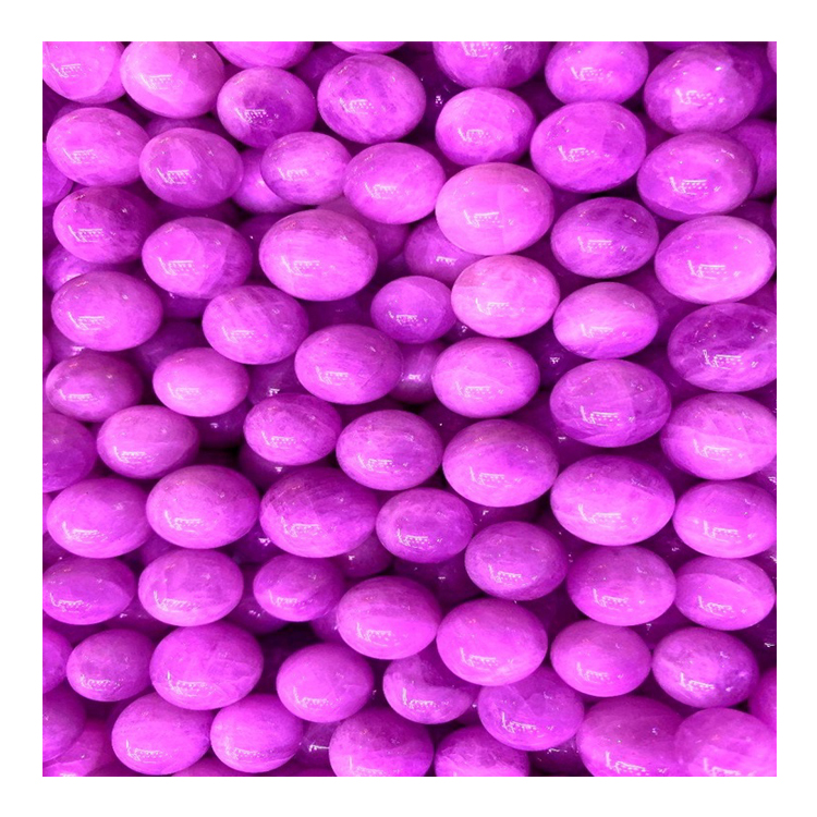 Venta al por mayor Kunzite Stuming Tumble Purple Spodumene Stones Grava 14