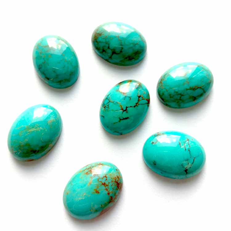 Attractive Top Grade Quality 100% Natural Turquoise Oval Shape Cabochon Loose Gemstone For Making Jewelry 15