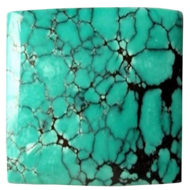 Real Təbii Meydanı formalı Tibeti Firuzəyi Calibred Ölçülər 4mm 20MM-ə qədər mövcuddur 15