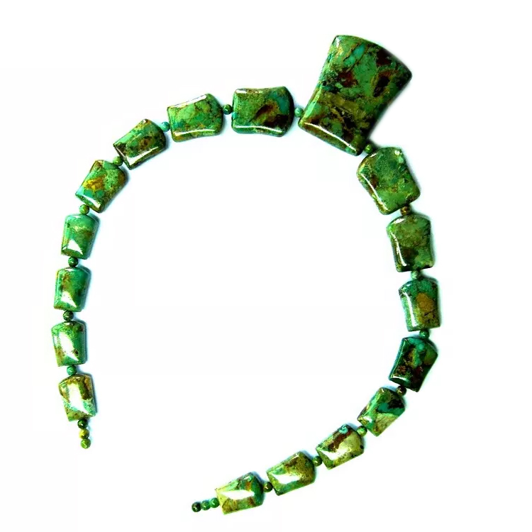 Atilẹba awọn ilẹkẹ turquoise rosary ryarry osunwon 15