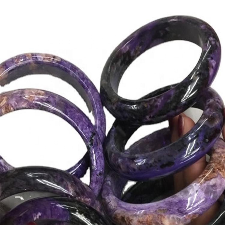 Brazalete de piedras preciosas naturales del brazalete natural ruso del brazalete de gemas naturales sin teñir 9